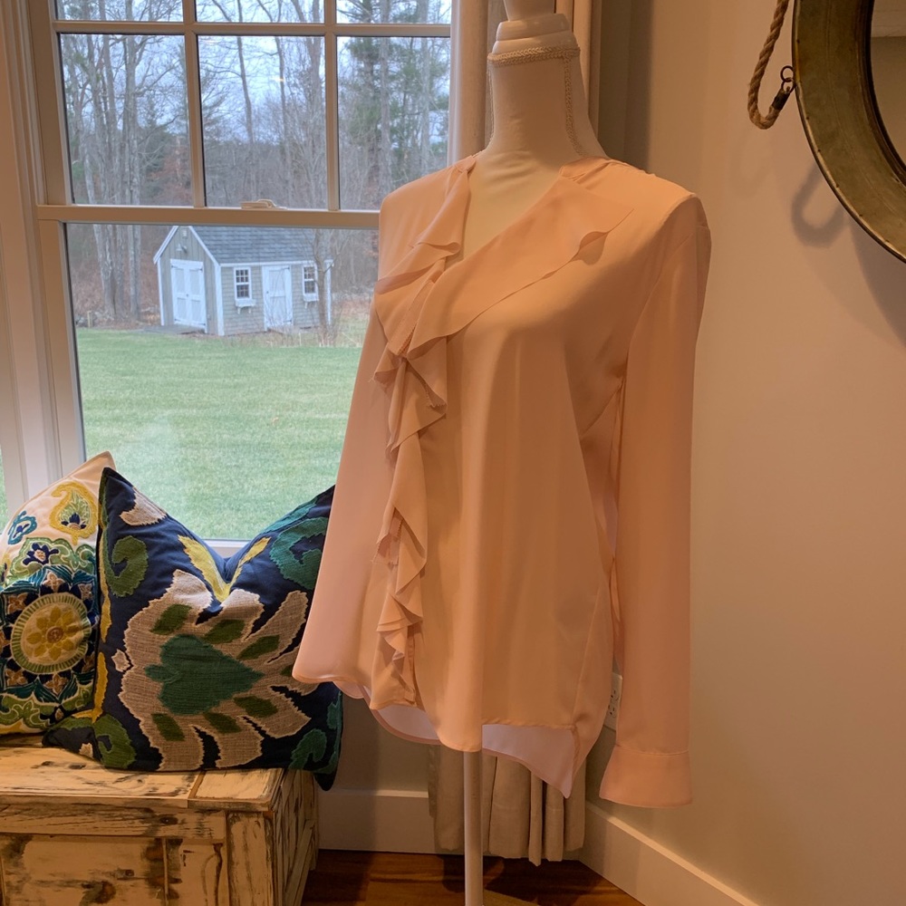 Banana Republic Ruffle Front Blouse